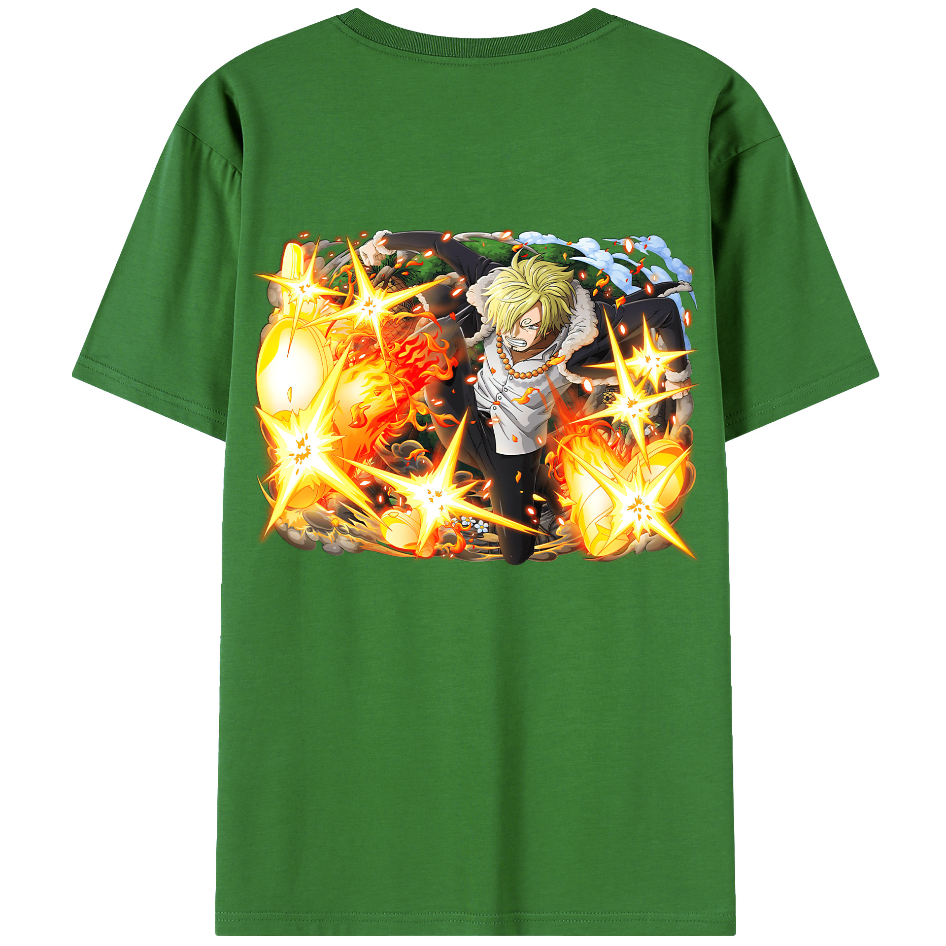 （画像用） ワンピース サンジ ONE PIECE Sanji レディース半袖Tシャツ(バックプリント)